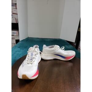 Adidas Adizero Boston 12 Shoes Size 8.5 Womens White Running Gym Sneakers Race